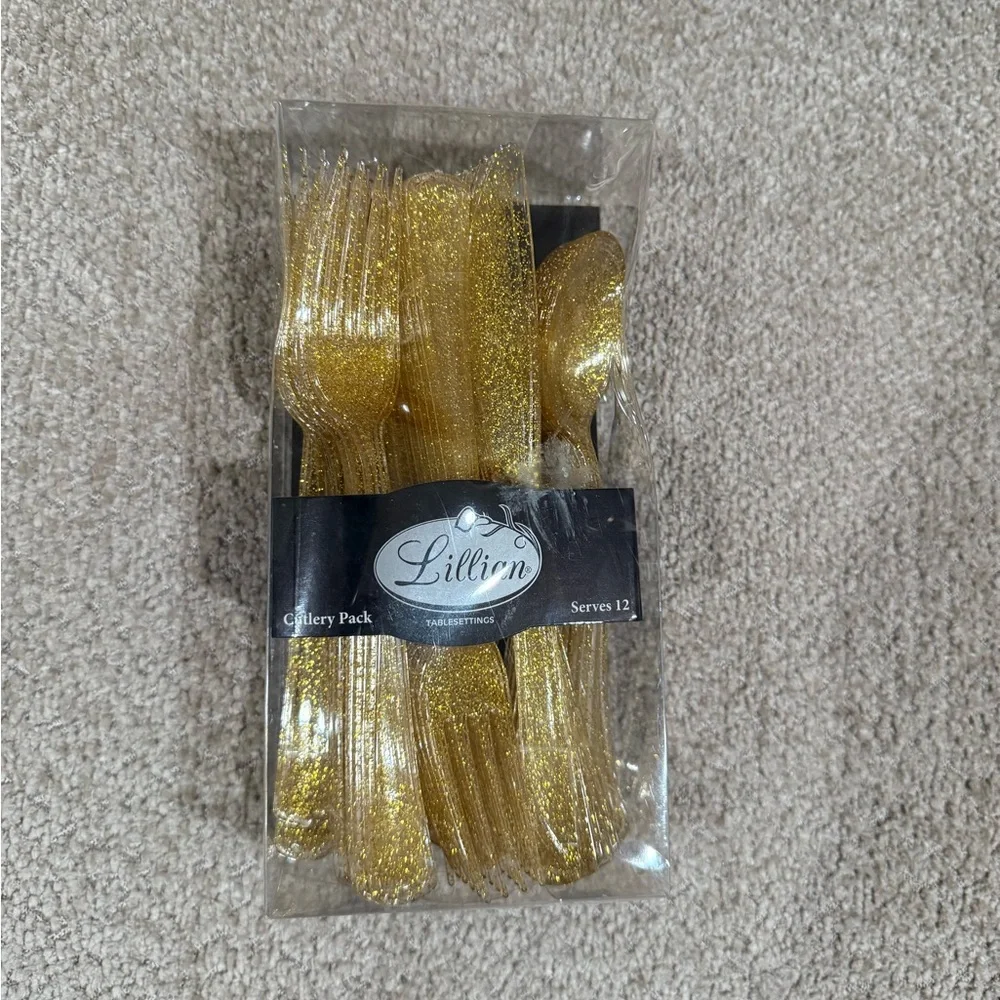 Gold Party Supplies Set